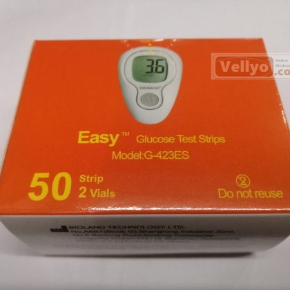 Bioland Easy Blood Glucose Test Strips 50pcs Model G-423ES