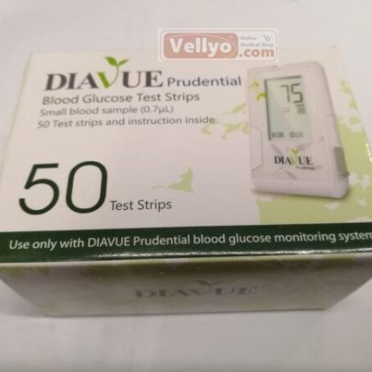 DIAVUE Prudential Blood Glucose Test Strips 50pcs
