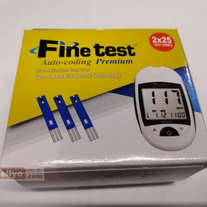Fine test premium Blood Glucose Test Strips 25+25=50pcs