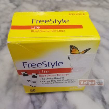 FreeStyle Lite Blood Glucose Test Strips 50pcs