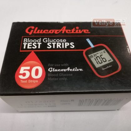 GlucoActive Blood Glucose Test Strips 50pcs