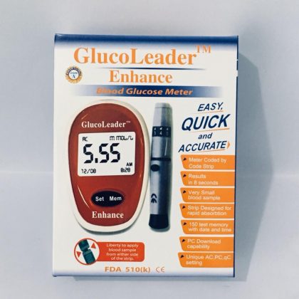 Glucoleader Enhance Blood Glucose Meter (Red)
