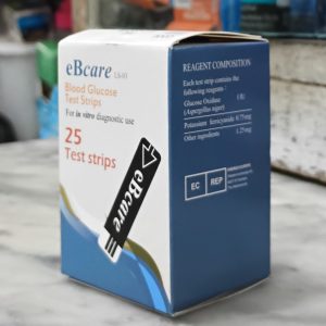 eBcare Blood Glucose Test Strips 25pcs