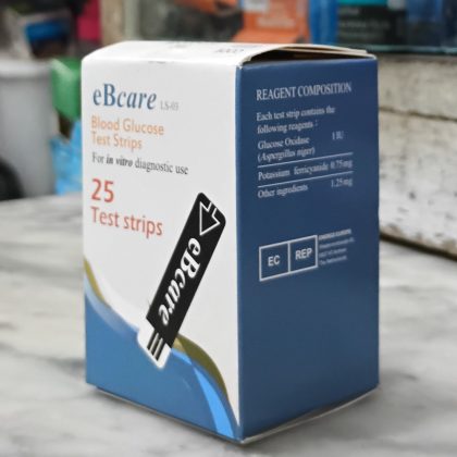 eBcare Blood Glucose Test Strips 25pcs