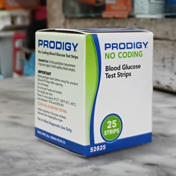 PRODIGY No Coding Blood Glucose Test Strips 25pcs - Image 3