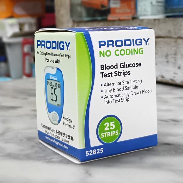 PRODIGY No Coding Blood Glucose Test Strips 25pcs - Image 2