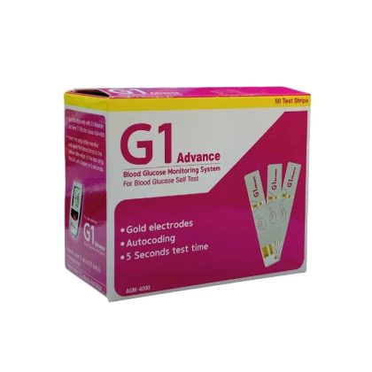 G1 Advance Blood Glucose Test Strips 50pcs