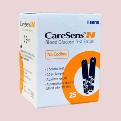 CareSens N Blood Glucose Test Strips 25pcs no coding