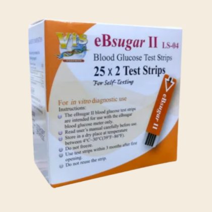 eBsugar II Blood Glucose Test Strips LS-04 50pcs