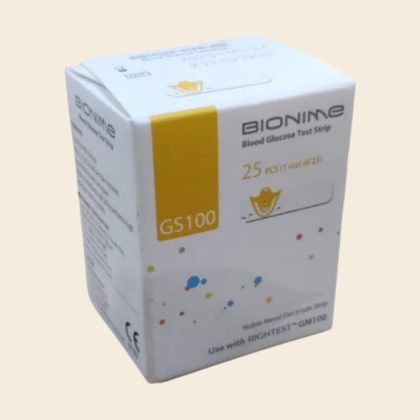 BIONIME Blood Glucose Test Strips 25pcs Rightest GS100
