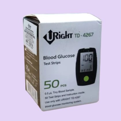 URight Blood Glucose Test Strips 50pcs TD-4267