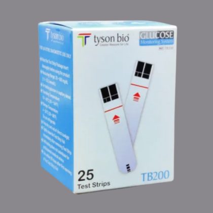 Tyson Bio TB200 Blood Glucose Test Strip – 25pcs