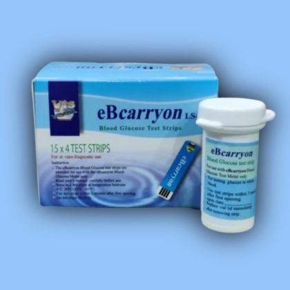 eBcarryon Blood Glucose Test Strips (15×4 Test Strips)