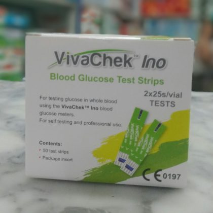 VivaChek Ino Blood Glucose Test Strips 25×2=50pcs