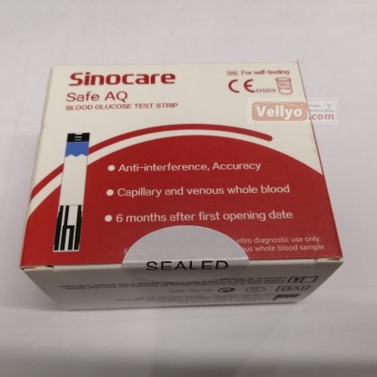 Sinocare Safe AQ Blood Glucose Test Strips 50pcs