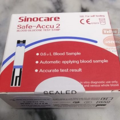 Sinocare Safe Accu 2 Blood Glucose Test Strips