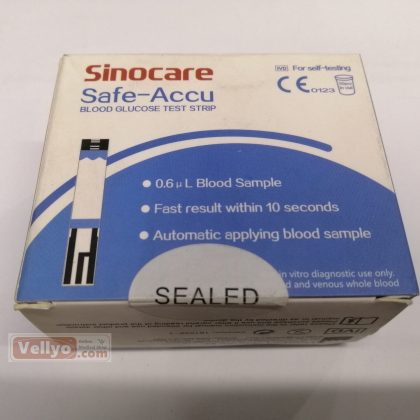 Sinocare Safe-Accu Blood Glucose Test Strips 50pcs