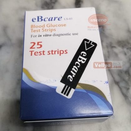 eBcare Blood Glucose Test Strips 25pcs