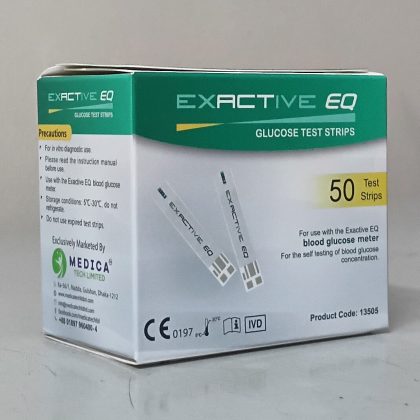 EXACTIVE EQ Blood Glucose Test Strips 50pcs