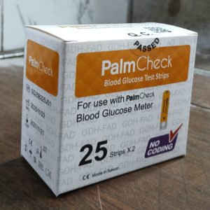 PalmCheck Blood Glucometer Strips 2Ã25=50pcs
