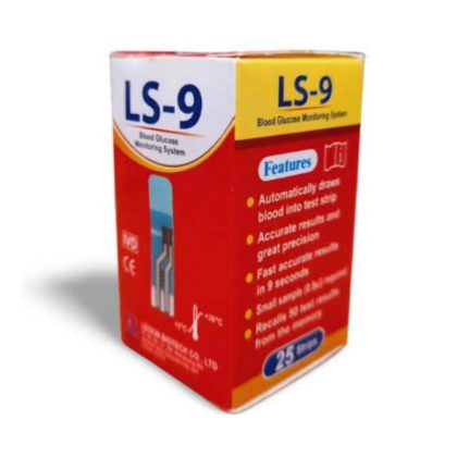 LS-9 Blood Glucose 25 Test Strips