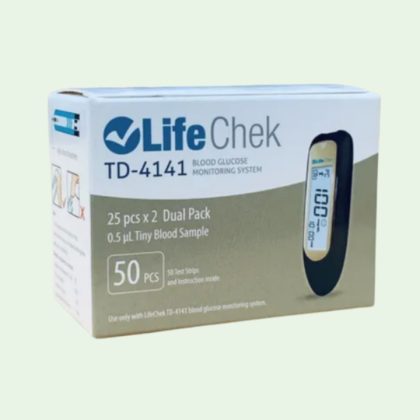 LifeChek TD-4141 Blood Glucose Test Strip 50pcs