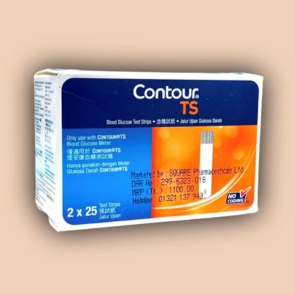 Contour TS Blood Glucose Test Strip 2×25=50pcs