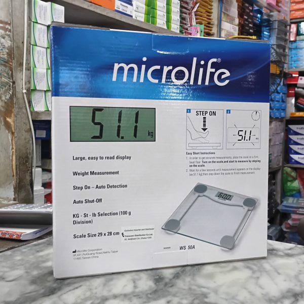 Microlife WS 50A Digital Weight scale - Image 2