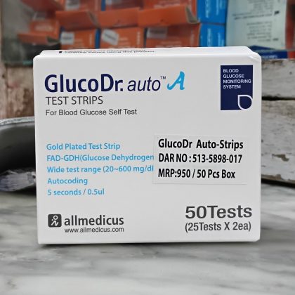 GlucoDr Auto-A Blood Glucose Test Strip -2×25=50pcs