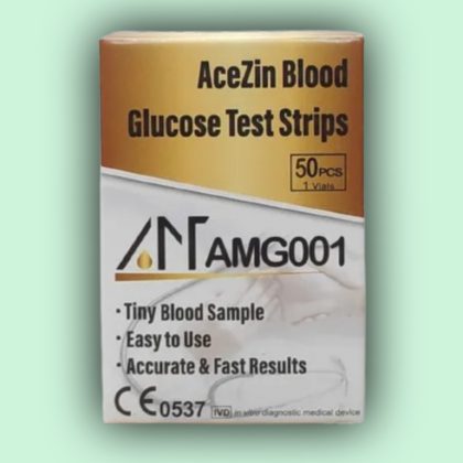 Acezin Blood Glucose Test Strips 2X25=50pcs