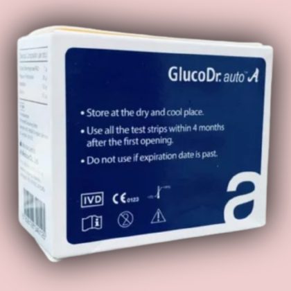 GlucoDr Auto-A Blood Glucose Test Strip -2×25=50pcs