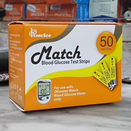 Match Blood Glucose Test Strips 25×2=50pcs