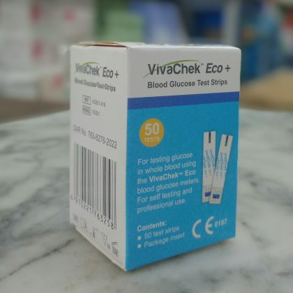 VivaChek Eco+ Blood Glucose Test Strips 50pcs